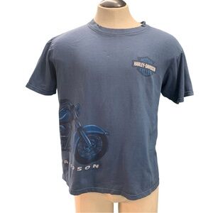 HARLEY-DAVIDSON Blue‎ Short-Sleeve T-Shirt — Size M